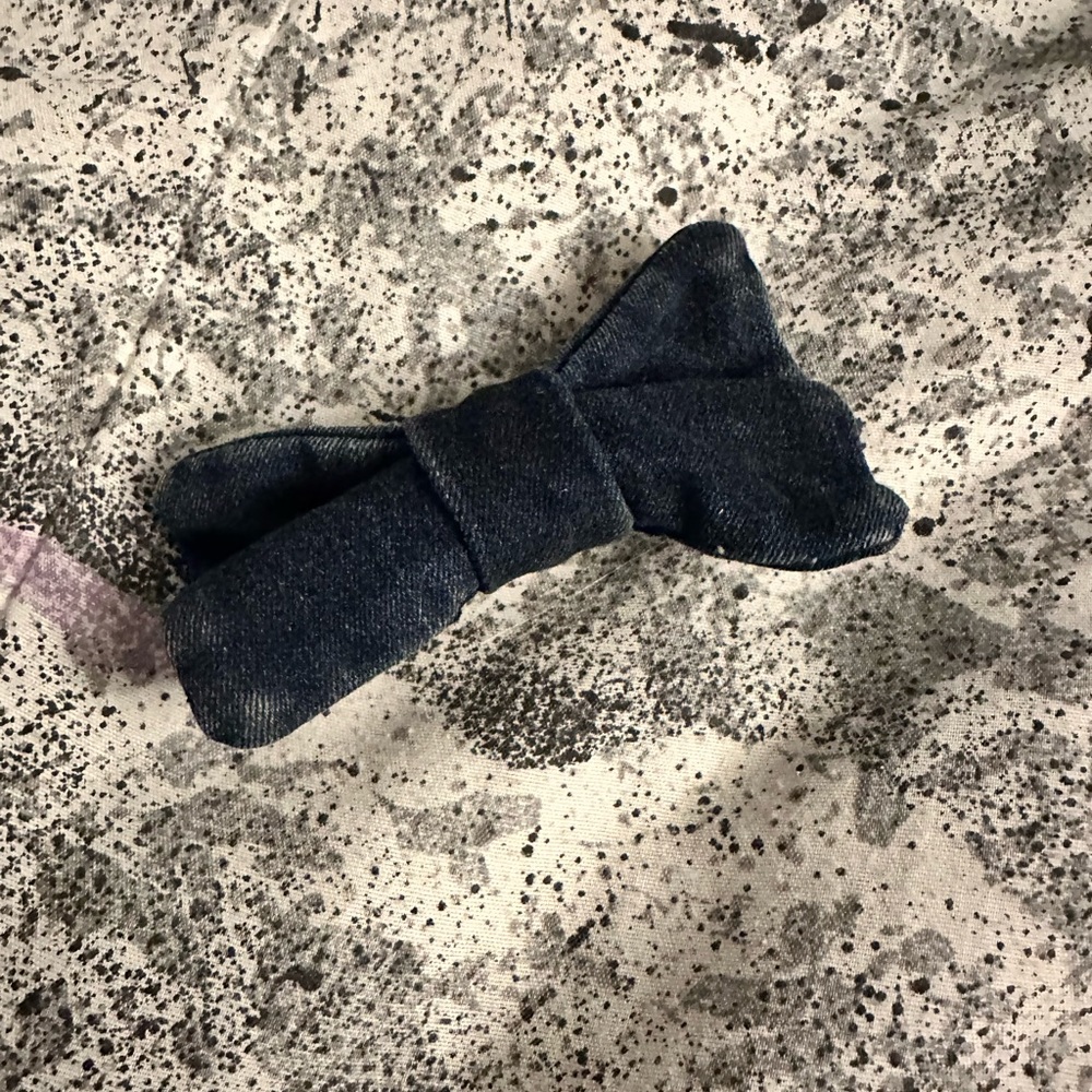 Denim Bow